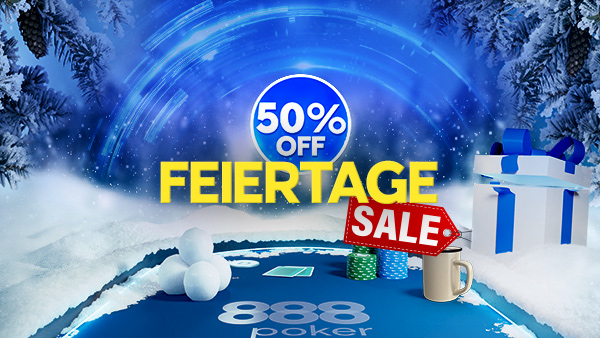 Happy Holidays Sale: 50% Rabatt auf Buy-ins! Happy Holidays Sale: 50% Rabatt auf Buy-ins!