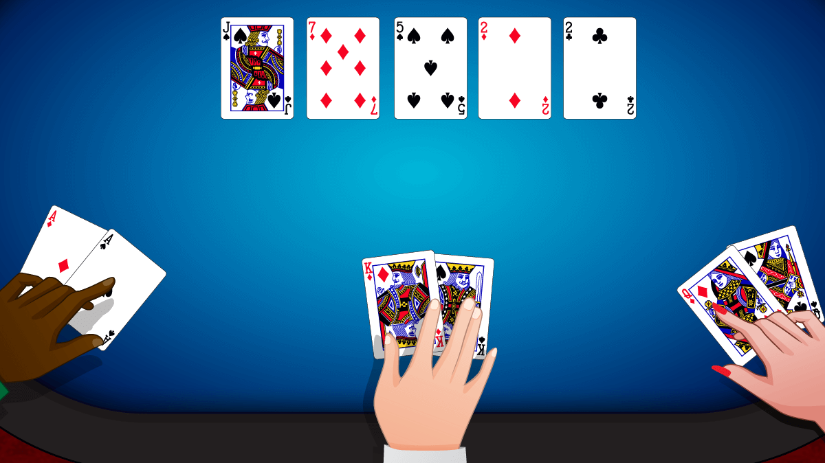 3 Pokerhände auf Poker Board