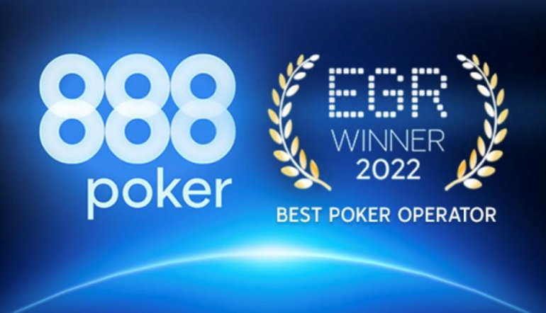 888poker ist der EGR Poker Operator of the Year 2022!