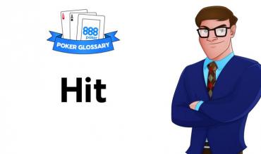 Wofür steht der Begriff "Hit" beim Poker?