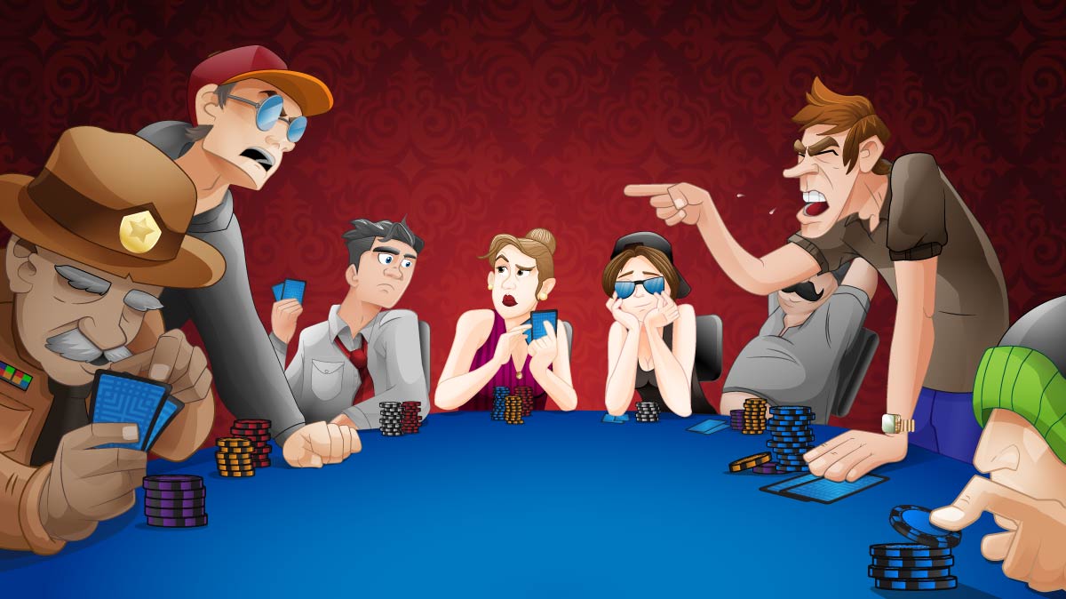 Verschiedene Arten von Pokerspielern